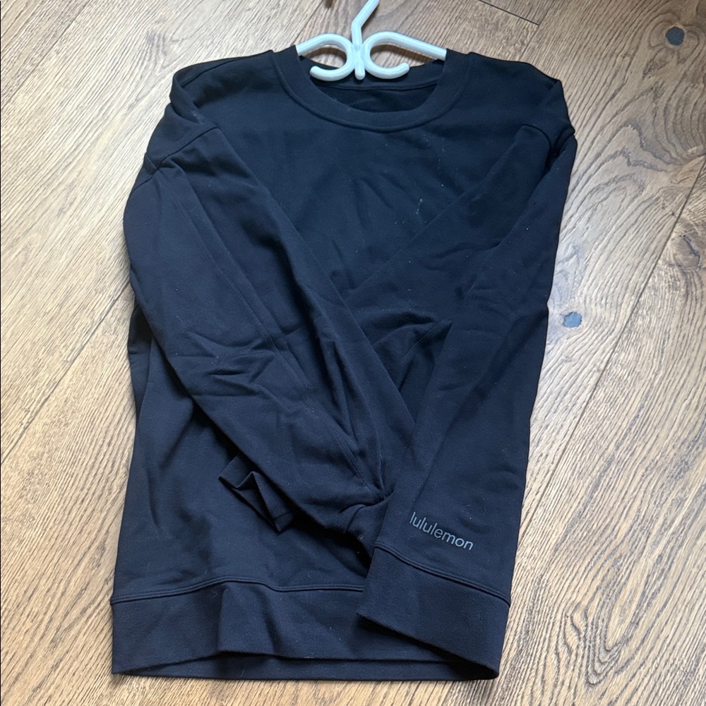 lululemon athletica Classic Black Crewneck Sweater